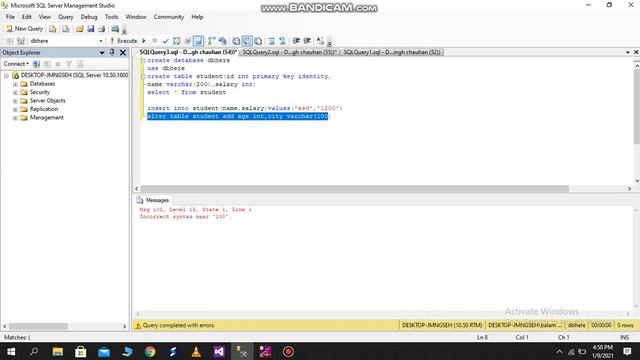 how to Change Database, Table, Column Name смотреть онлайн