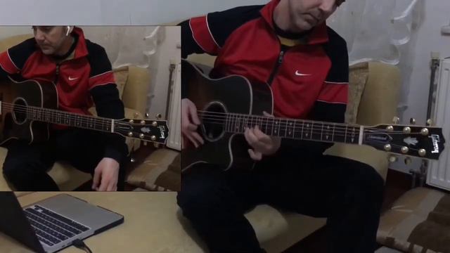 Guns N’ Roses - Knockin’ On Heavens Door acoustic Solo Cover. Gibson Songwriter Deluxe Standard EC смотреть онлайн