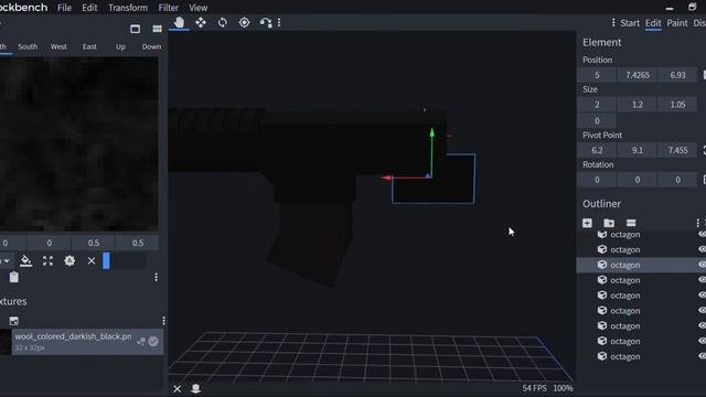 Blockbench l Rifle Modeling Steps l Guide смотреть онлайн