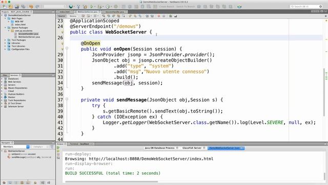 Java Web Socket смотреть онлайн