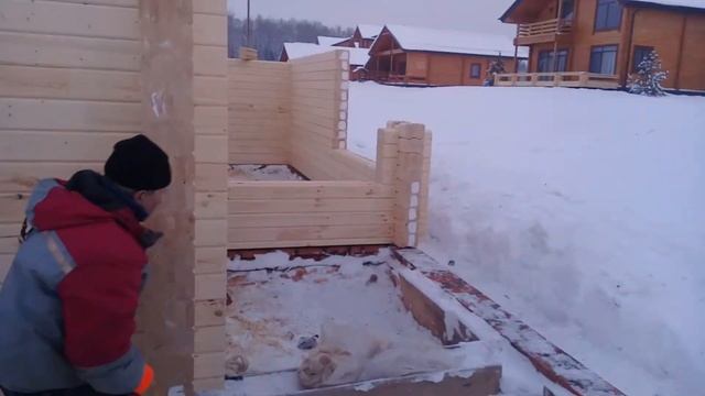 Баня из клееного бруса смотреть онлайн