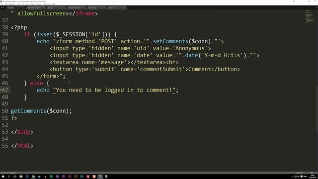 Change content with PHP when users are logged in - PHP tutorial смотреть онлайн