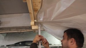 Натяжные потолки своими руками Натяжка потолка