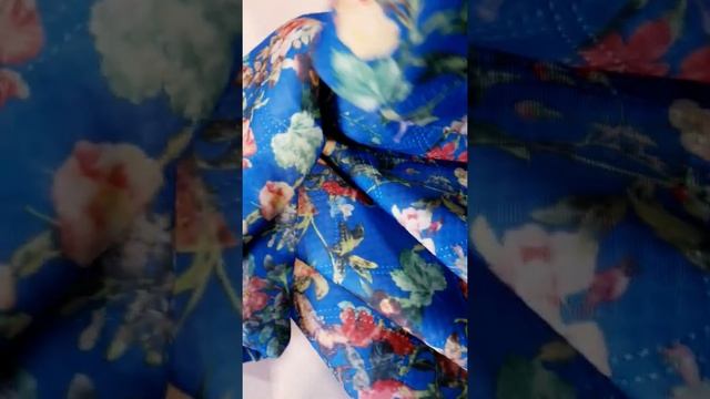Трикотаж стеганка жаккард Бабочки на голубом СКИДКИ ! РАСПРОДАЖА ОСТАТКОВ ! смотреть онлайн
