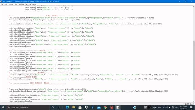 New Project with Python #tkinter #PYTHON_IDLE смотреть онлайн