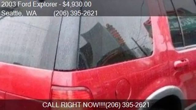 2003 Ford Explorer XLT 4dr 4WD SUV for sale in Seattle, WA 9 смотреть онлайн