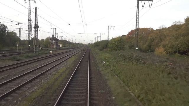 【4K】 Führerstandsmitfahrt Cab Ride Gelsenkirchen HBF Nach Viersen über Oberhausen,Krefeld,Duisburg