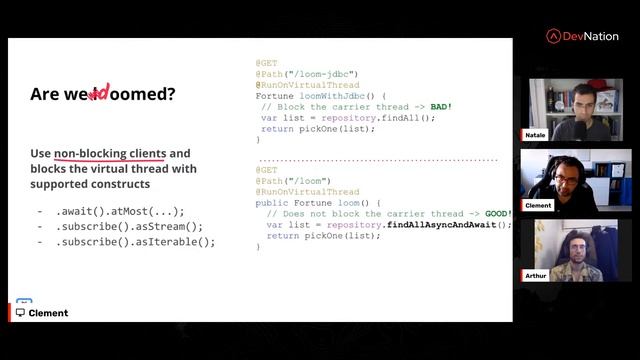 Integrating Loom in Quarkus | DevNation Tech Talk смотреть онлайн