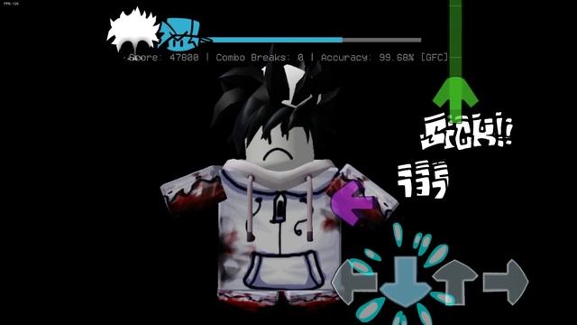 FNF Monochrome but its ROBLOX - Oofochrome (FNF Mods) смотреть онлайн