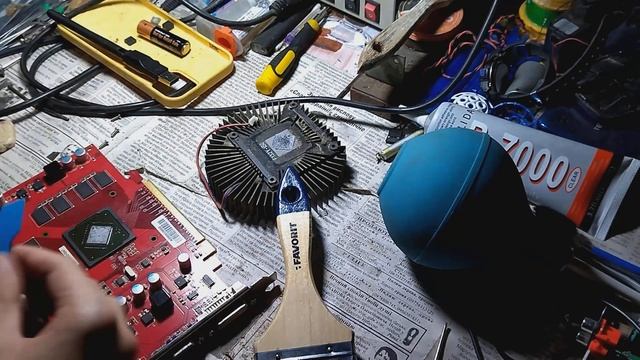 Чистю или как почистить видеокарту(на примере GEFORCE 9600GT) результат шокировал.. смотреть онлайн