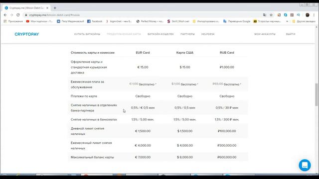Заказ карты #КриптоПэй в России #CRYPTOPAY #cryptopay смотреть онлайн