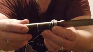 мой рабочий нож из мех пилы