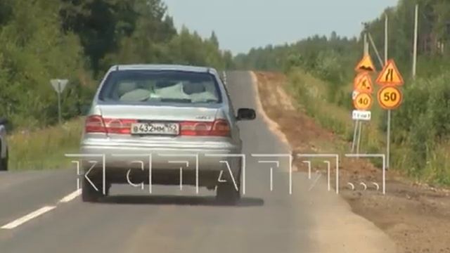 Завершается ремонт трассы, соединяющей Урень и Ветлугу смотреть онлайн