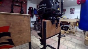 Стойка для лодочного мотора + полезные приспособления своими руками для гаража