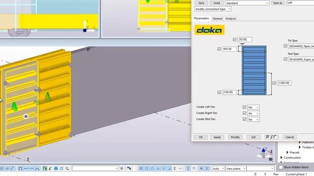 Doka Formwork Components for Tekla BIM Warehouse смотреть онлайн