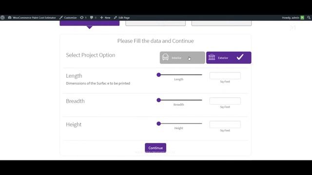 WooCommerce Paint Cost Estimator смотреть онлайн