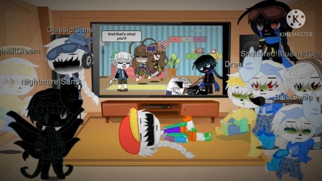 Sans' AUs react to Sans Would like to sing you a song- смотреть онлайн