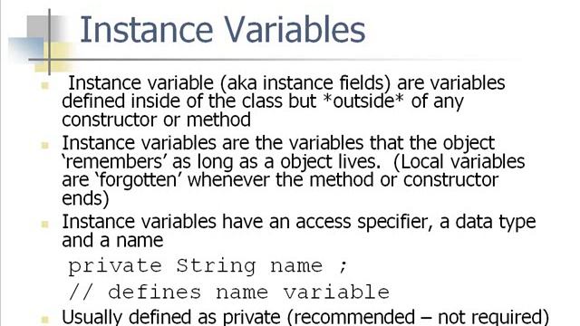 Creating Classes смотреть онлайн