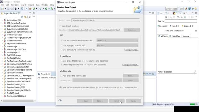 Selenium WebDriver with Java Online Training - August 2022 Batch - Session 1 смотреть онлайн
