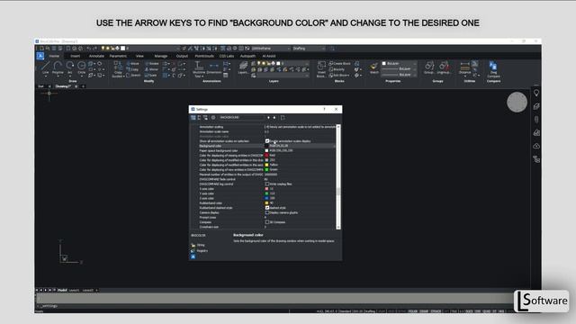 BricsCAD - Change Background Color смотреть онлайн