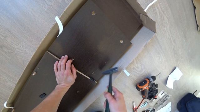 Обзор Кровать полутораспальная Виктория ЭКО-П с матрасом 2000х1400 Наша мебель Распаковка Сборка смотреть онлайн