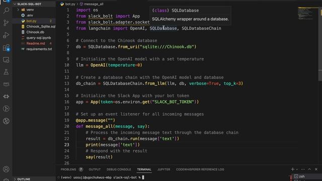 AI-Driven Data Analysis: Slack ChatGPT Interacts with SQL Database смотреть онлайн