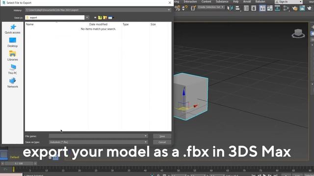 How to Export an AR model from 3DS Max for iOS смотреть онлайн