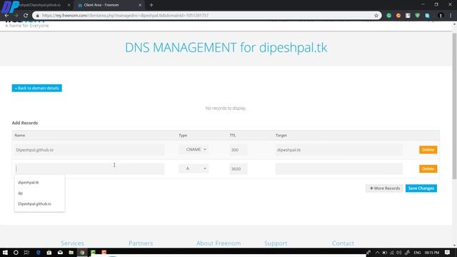 How to use Custom Domain with Github Website | Connect Github with Custom Domain Part 2 смотреть онлайн