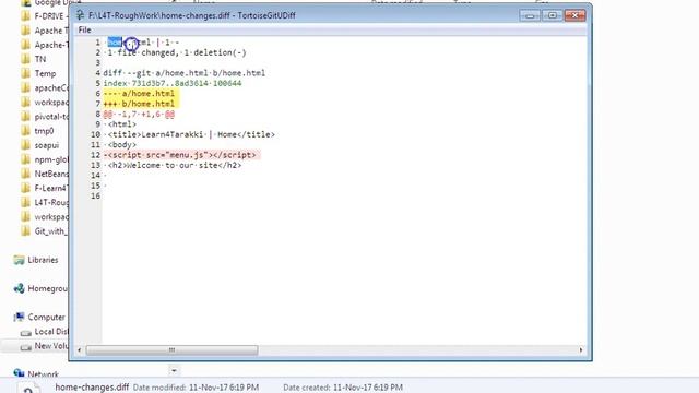 TortoiseGit Tutorial 10 Create and apply patch using tortoiseGit смотреть онлайн