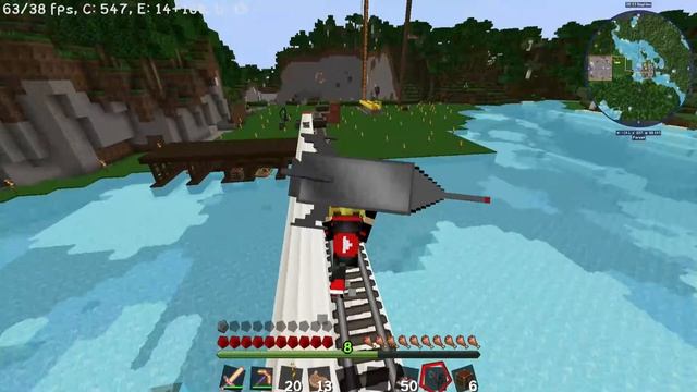 HACIENDO LAS NAVES ESPACIALES MONGOLOS MINECRAFTIANOS VIAJAN AL ESPACIO 25