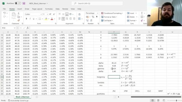Black-Litterman model explained (Excel) смотреть онлайн