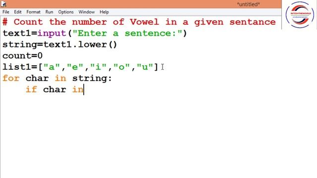 Python|| Program To Count Number of Vowel in a Given Sentence смотреть онлайн