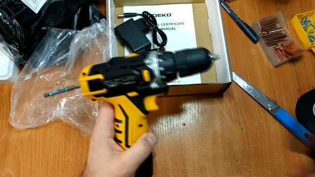 Шуруповерт DEKO 12 В, экспромт обзор. смотреть онлайн