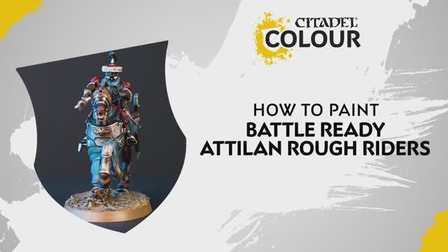 Warhammer 40000 How To Paint - Battle Ready Astra Militarum - Attilan Rough Riders