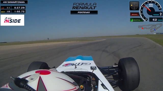 Caméra embarquée Formule Renault 2.0 - Circuit Fontenay-le-Comte смотреть онлайн