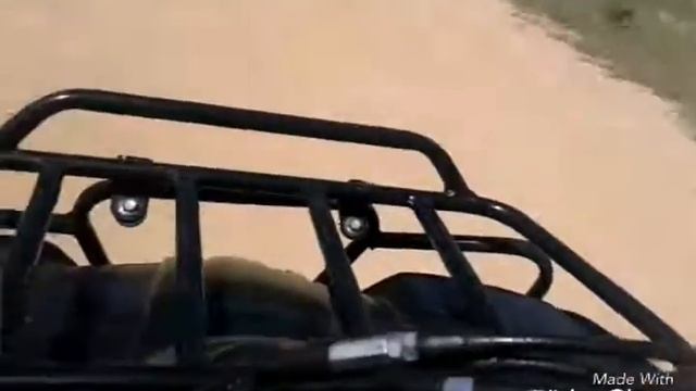 Катаюсь на квадроцикле..... чуть не разбились смотреть онлайн