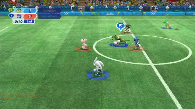 Football -Team Vector Vs Team Sonic(CPU) Mario And Sonic At The Rio 2016 Olympic Games