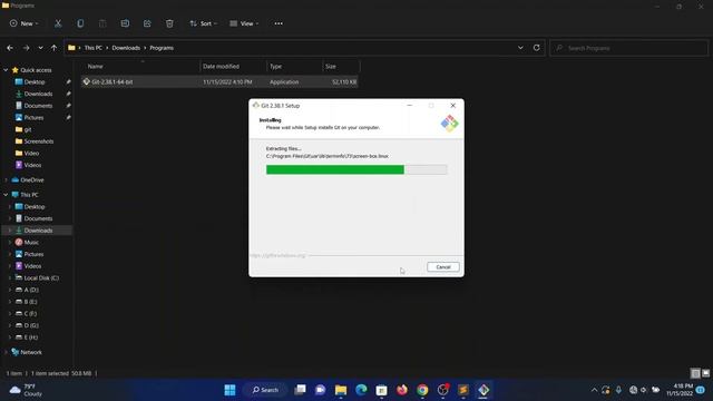 How To Install Git On Windows 11 | Installation of Git | via winget | смотреть онлайн