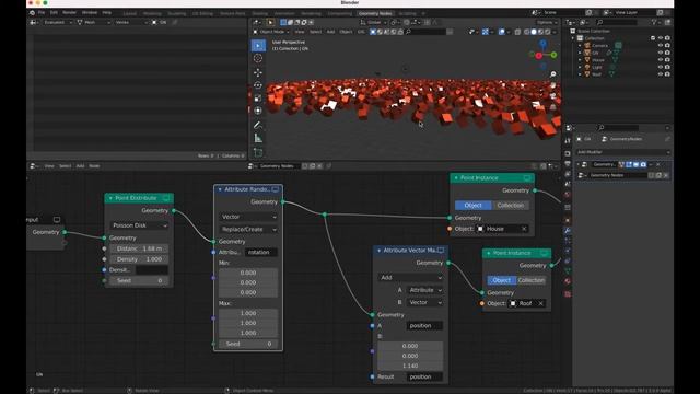 How to build a village with geometry nodes смотреть онлайн