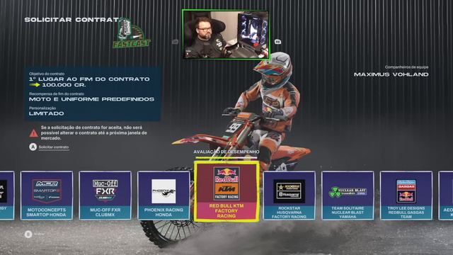 INÍCIO DO MODO CARREIRA - VOCÊS QUEREM MAIS SUPERCROSS 6? смотреть онлайн