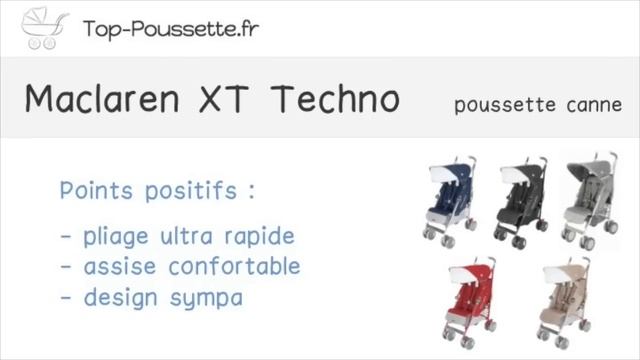 TEST Maclaren techno xt poussette canne par Top Poussette смотреть онлайн