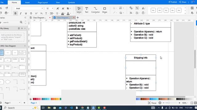 UML Class Diagram for E commerce Website смотреть онлайн