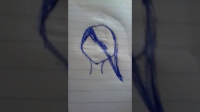 Рисуем аниме девочку ручкой!!! смотреть онлайн