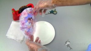 Как перенести изображение на тарелку методом сублимации с помощью  3D термопресса.