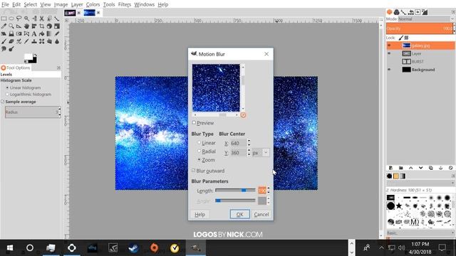 GIMP Tutorial: Light Burst Effect смотреть онлайн