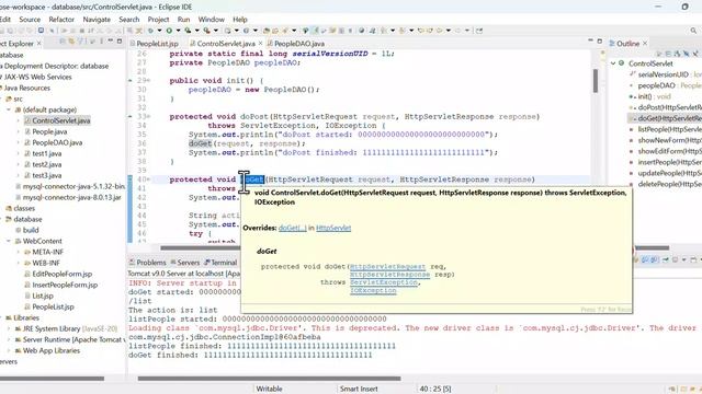 Java Program to show Database Table content in Browser смотреть онлайн