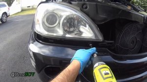 W163 - Mercedes ML Class Headlight removal DIY