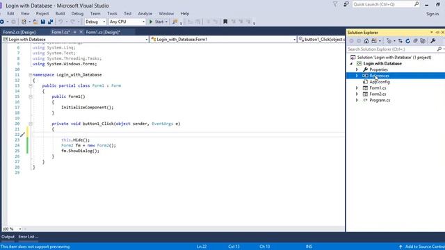 Login Form with postgresql step by step in visual C# win form app смотреть онлайн