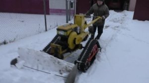 Гусеницы тяжелого мотоблока Часть 3