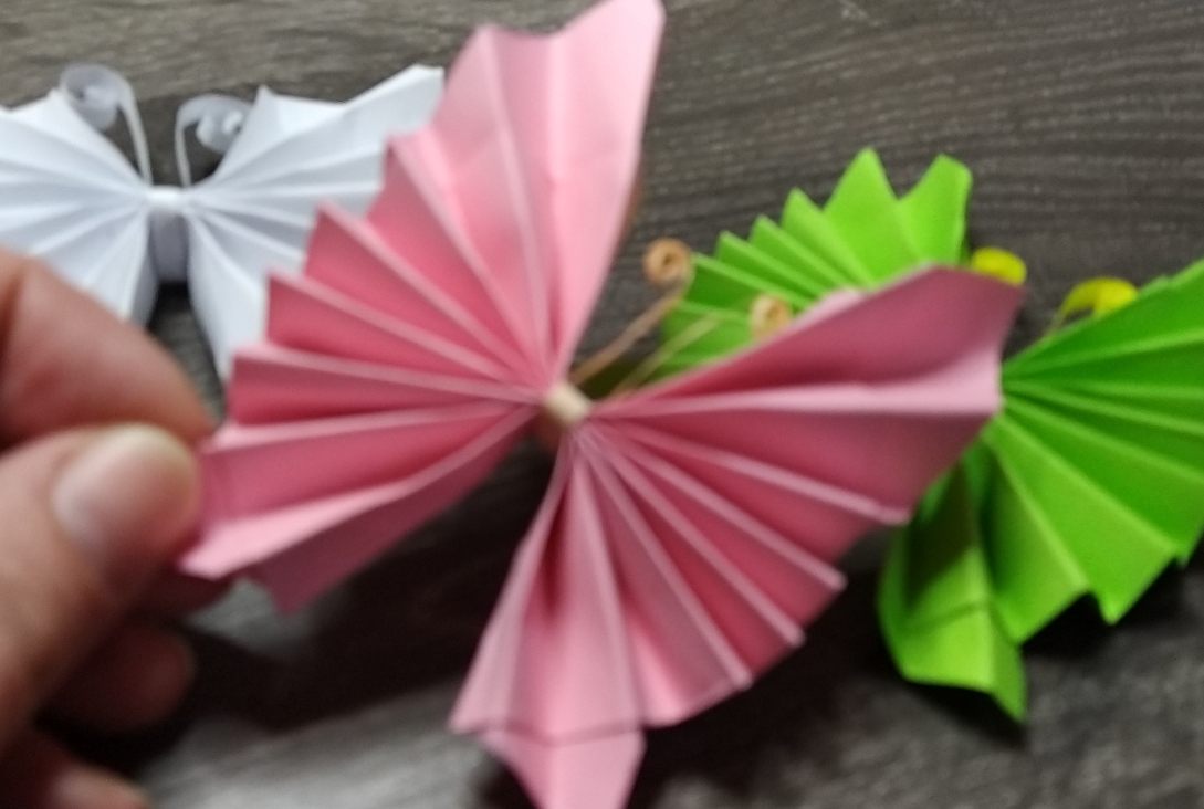 Поделка бабочка гармошка из бумаги смотреть онлайн